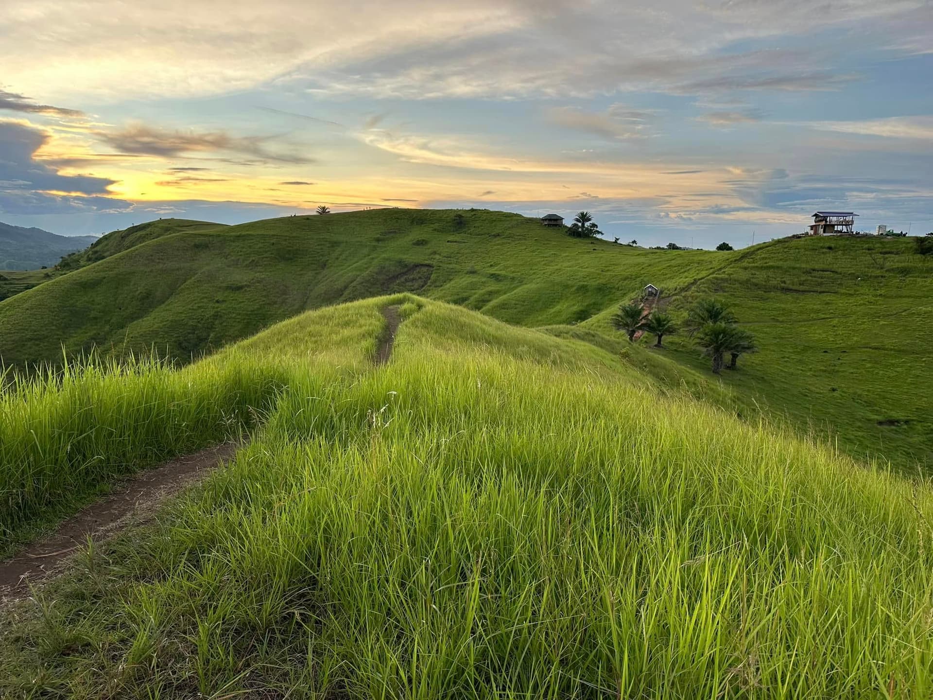 Pristine natural countryside and tree-covered hillocks surrounding Candijay